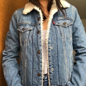 Levi’s Sherpa-Lined Denim Jacket